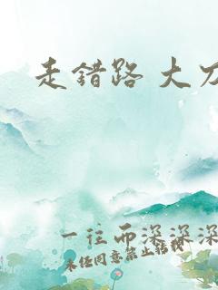 走错路 大刀滟