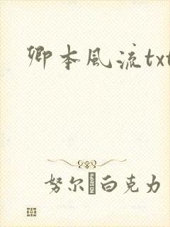 卿本风流txt