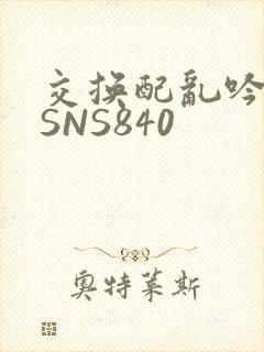 交换配乱吟粗大SNS840