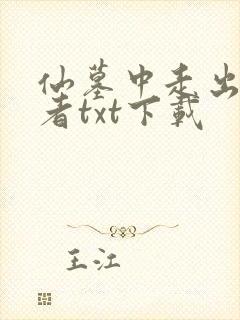 仙墓中走出的强者txt下载