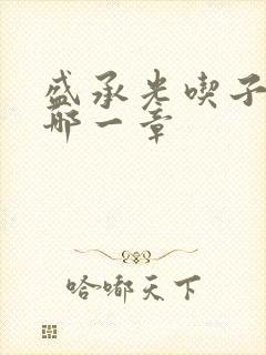 盛承光吃子时奶哪一章