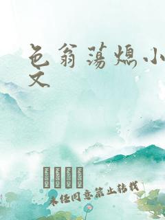 色翁荡熄小说全文