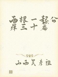 两根一起公憩止痒三十篇