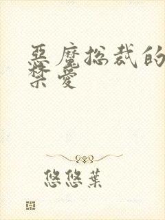 恶魔总裁的一夜禁爱