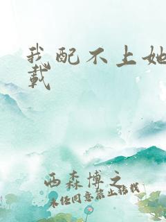 我配不上她 下载