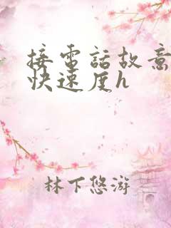 接电话故意做加快速度h