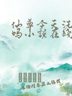 仙尊今天洗白了吗小说在线阅读