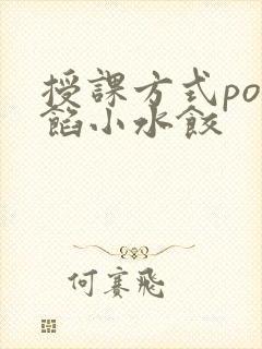 授课方式po肉馅小水饺