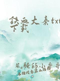 铁血大秦txt下载