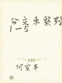 公交车系列合集1一5