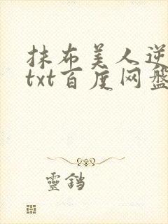 抹布美人逆袭记txt百度网盘