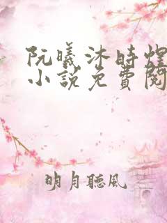 阮曦沐时煜全文小说免费阅读