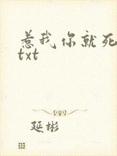 惹我你就死定了txt