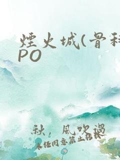 烟火城(骨科)PO
