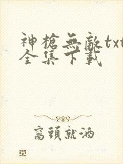 神枪无敌txt全集下载