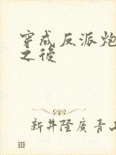 穿成反派炮灰攻之后