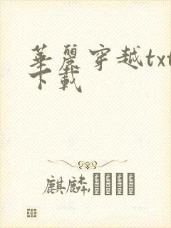 华丽穿越txt下载