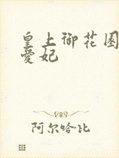 皇上御花园中要爱妃