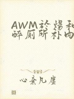 AWM于炀和祁醉厕所补肉