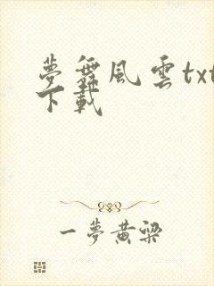 梦舞风云txt下载
