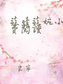 苏晴苏婉小说免费阅读