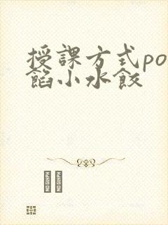 授课方式po肉馅小水饺