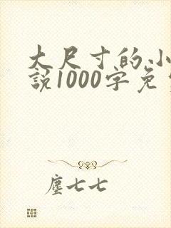 大尺寸的小黄说说1000字免费