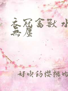 衣冠禽兽 水印无尘