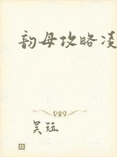 韵母攻略凌小东