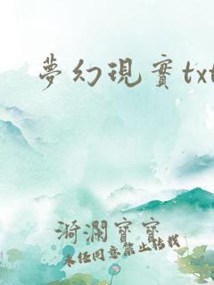 梦幻现实txt