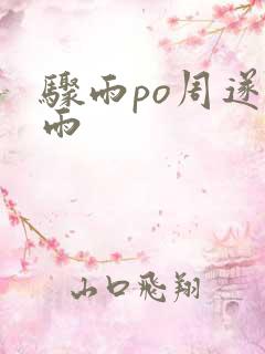 骤雨po周遂宣雨