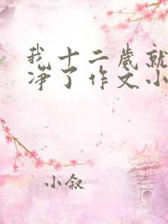 我十二岁就不干净了作文小说