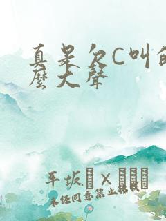 真是欠C叫的这么大声