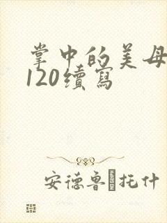 掌中的美母版主120续写