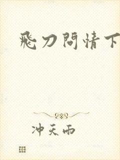 飞刀问情下载