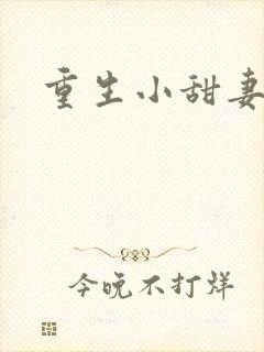重生小甜妻