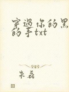 穿过你的黑发我的手txt