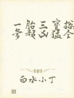 一胎三宝总裁爹爹超凶猛全文免费阅读