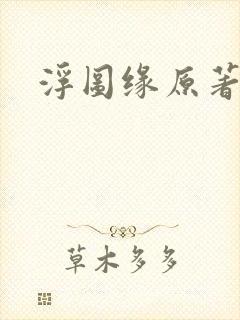 浮图缘原著小说