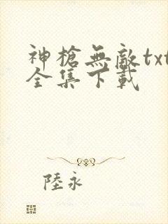 神枪无敌txt全集下载