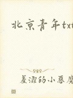 北京青年txt