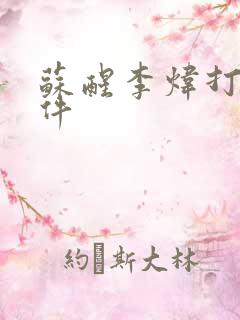 苏醒李炜打架事件