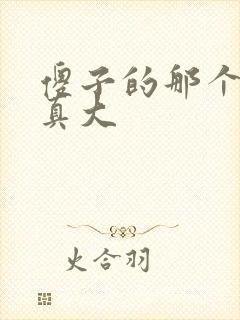 傻子的那个东西真大