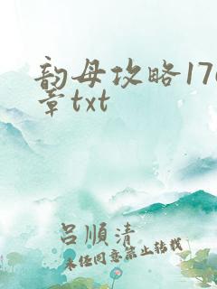 韵母攻略176章txt