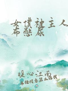 女仆被主人用胶布憋尿