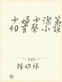 少妇少洁第1一40有声小说