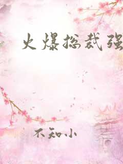 火爆总裁强制爱