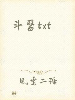斗医txt