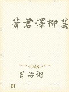 萧君泽柳芸小说