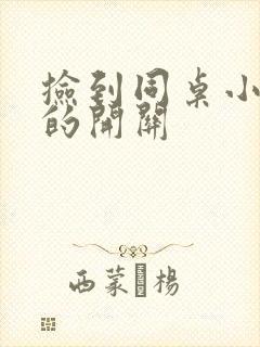 捡到同桌小玩具的开关